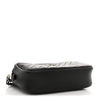Quilted Calfskin Handbag - Black