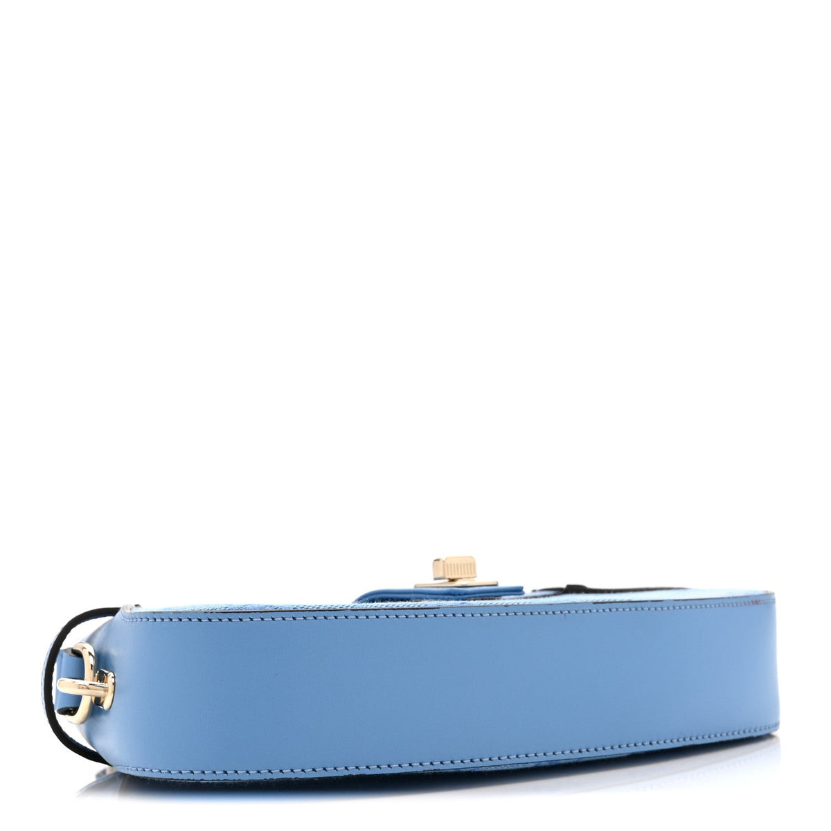 Mini Calfskin Shoulder Bag - Blue