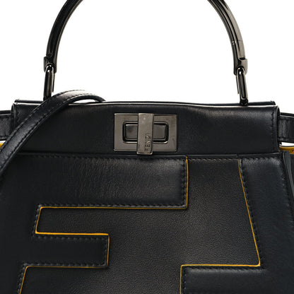 Mini Nappa Satchel Bag - Black