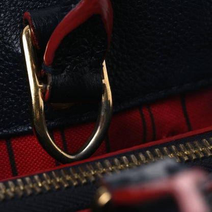 Empreinte Montaigne Bb Marine Rouge Handbag