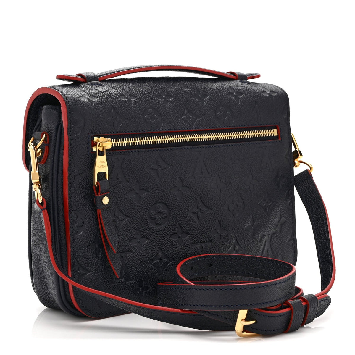 Empreinte Pochette Metis Marine Rouge Handbag