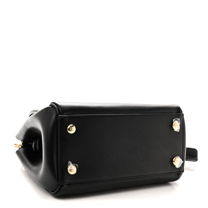 Small Calfskin Handbag - Black