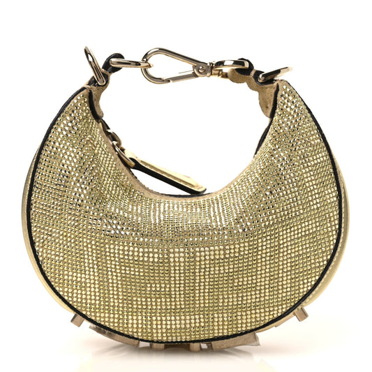 Nano Suede Hobo Bag