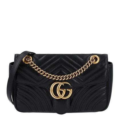 Small Calfskin Shoulder Bag - Black