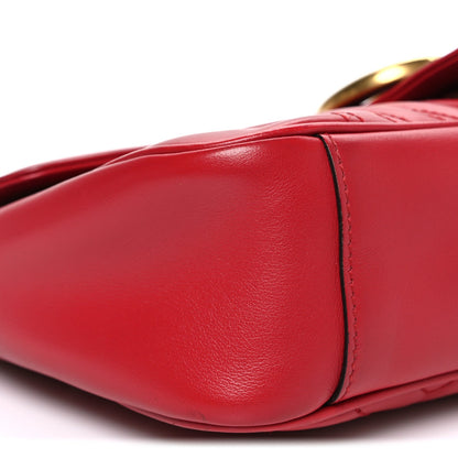 Small Calfskin Shoulder Bag - Red