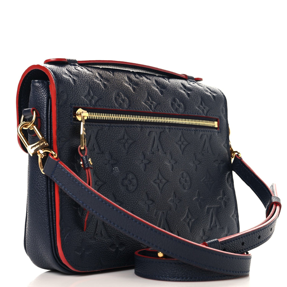 Empreinte Pochette Metis Marine Rouge Handbag
