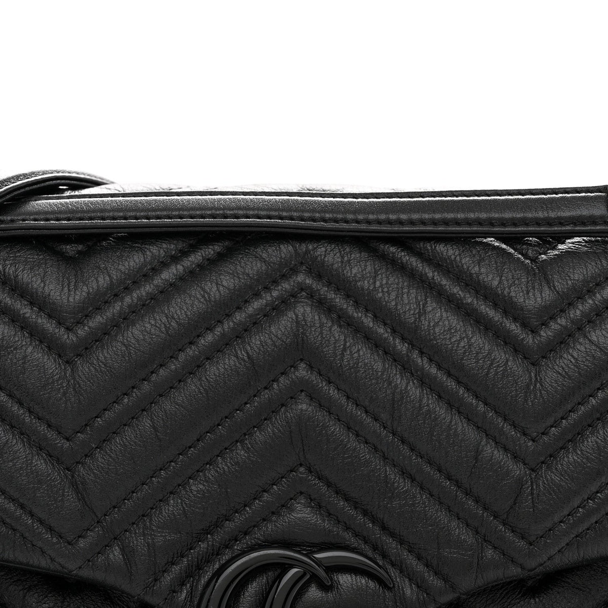 Medium Calfskin Shoulder Bag - Black