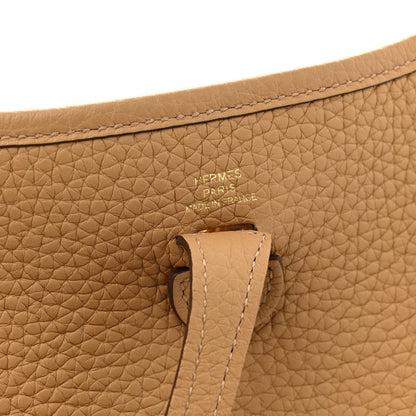 Taurillon Clemence Evelyne Tpm Biscuit Handbag