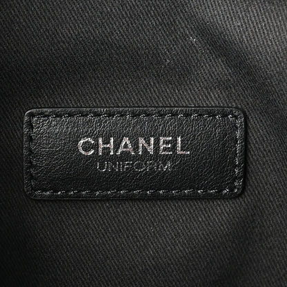 Quilted Calfskin Belt Bag - Black