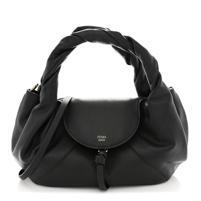 Small Calfskin Handbag - Black