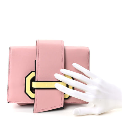 City Calf Plex Ribbon Bag Pesco Giallo Handbag