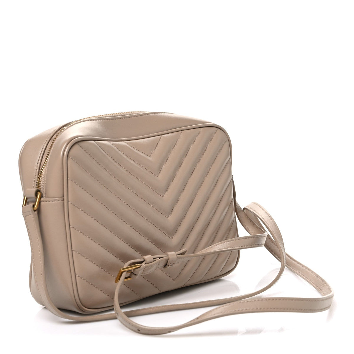 Calfskin Crossbody Bag - Beige