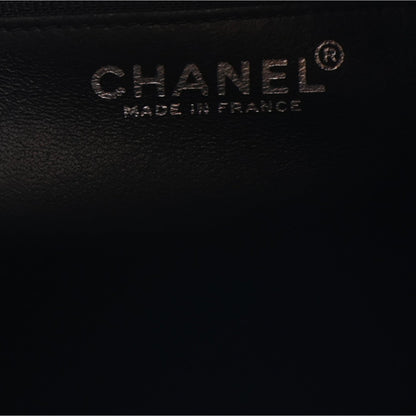 Quilted Caviar Tote Bag - Black