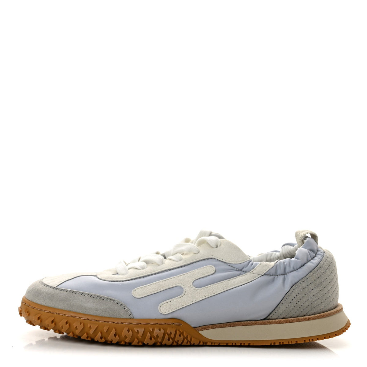 Suede Goatskin Jet Sneakers Gris Arctique White