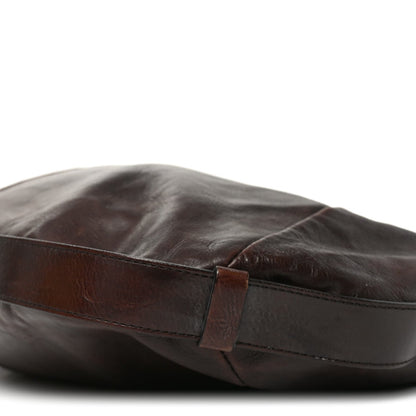 Medium Leather Handbag - Brown