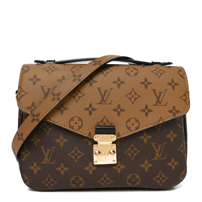 Reverse Monogram Pochette Metis Handbag