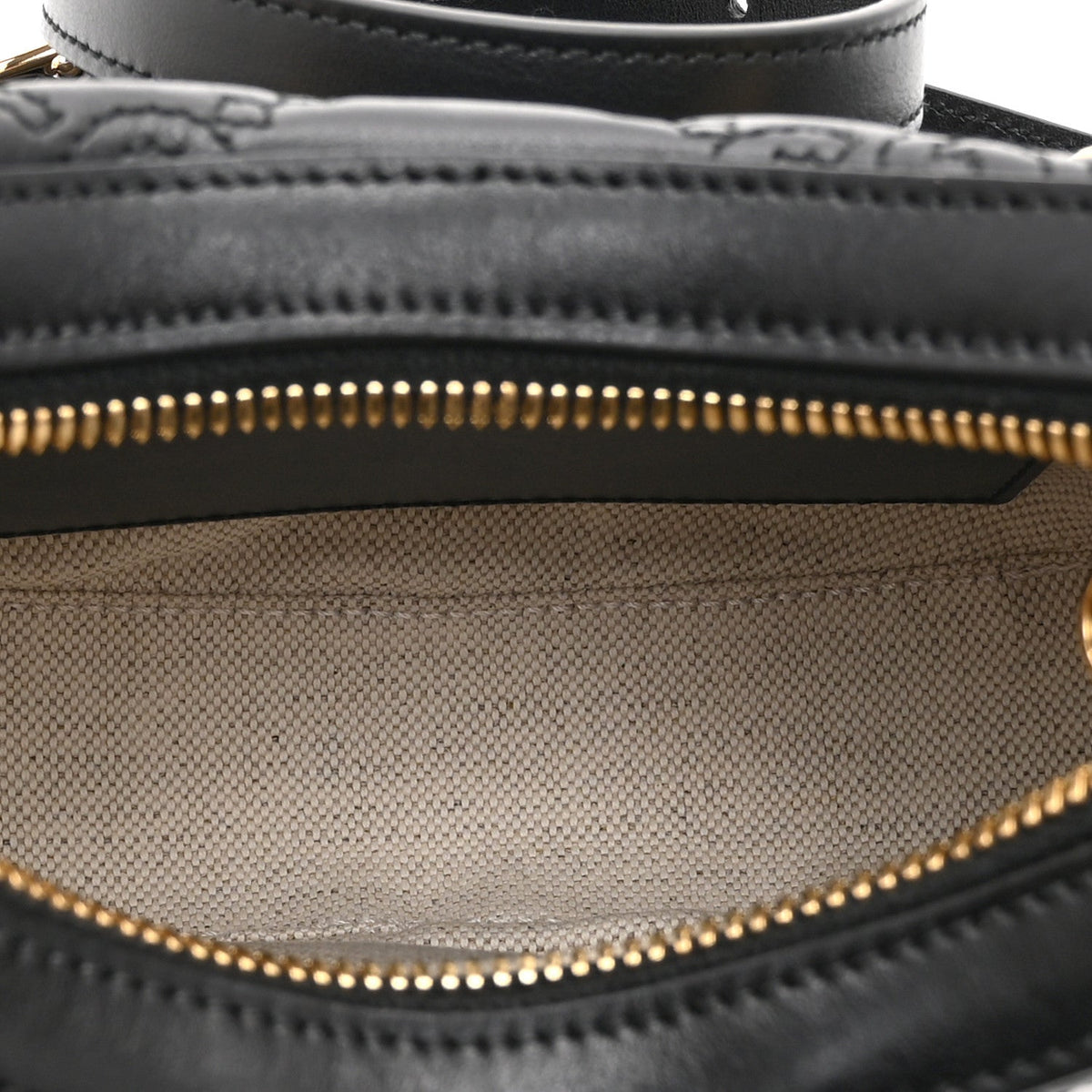 Mini Calfskin Shoulder Bag - Black