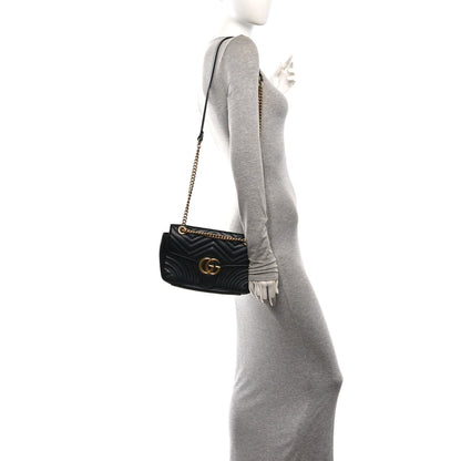 Small Calfskin Shoulder Bag - Black