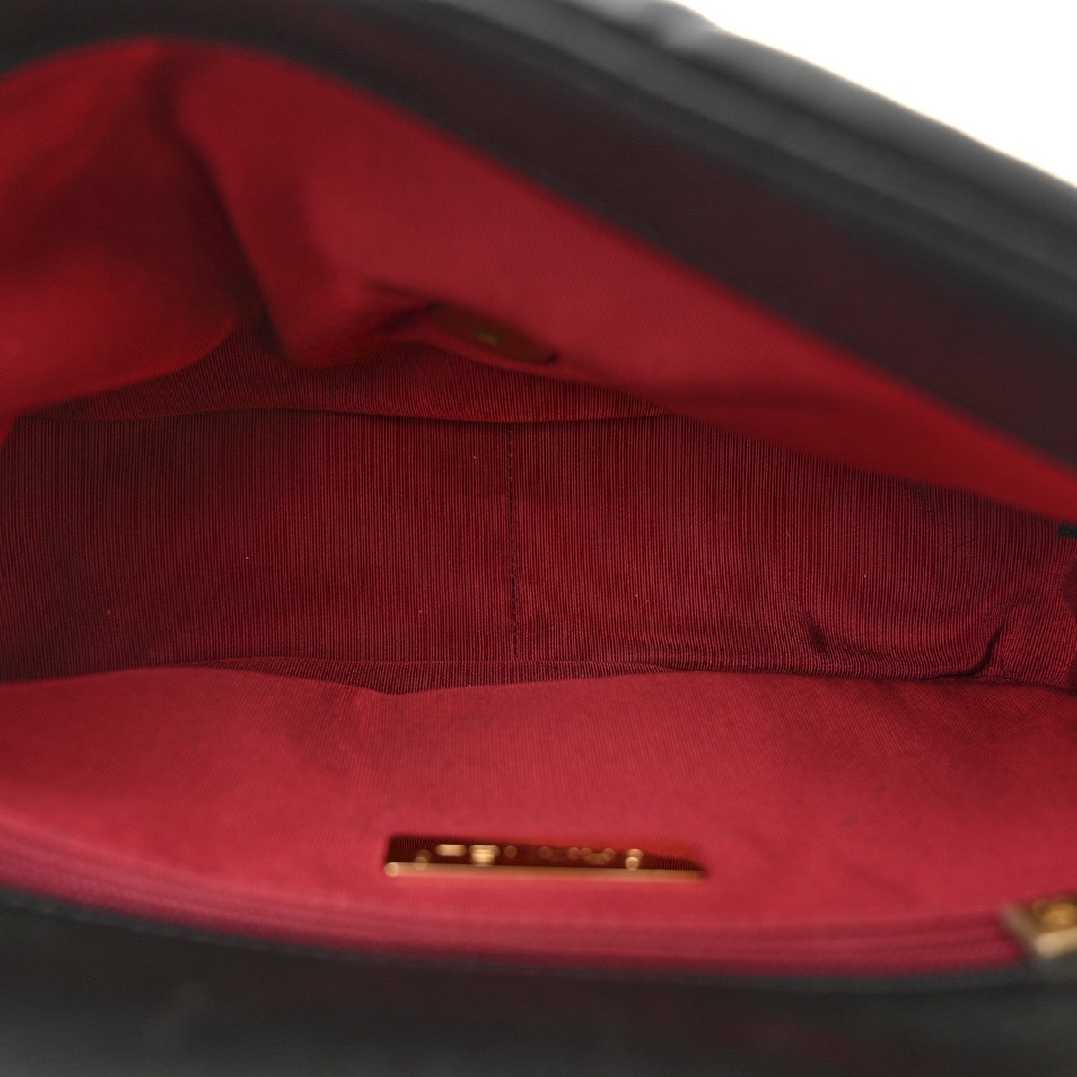 Medium Quilted Lambskin Flap Shoulder Bag - Black