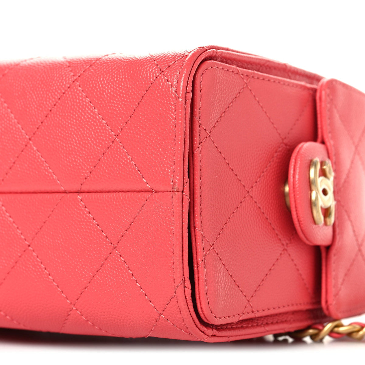 Mini Quilted Caviar Handbag