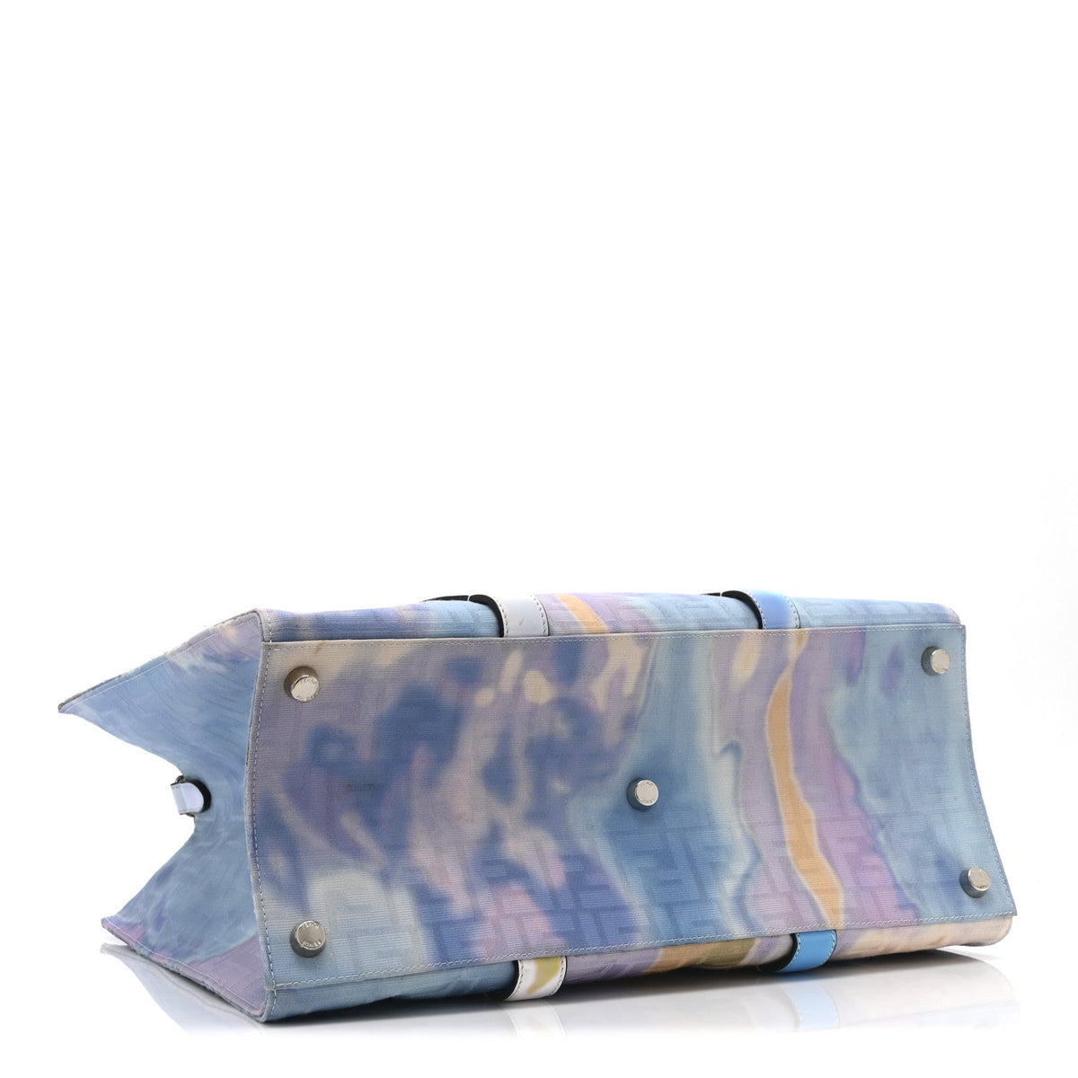 Large Fabric Tote Bag - Light Blue