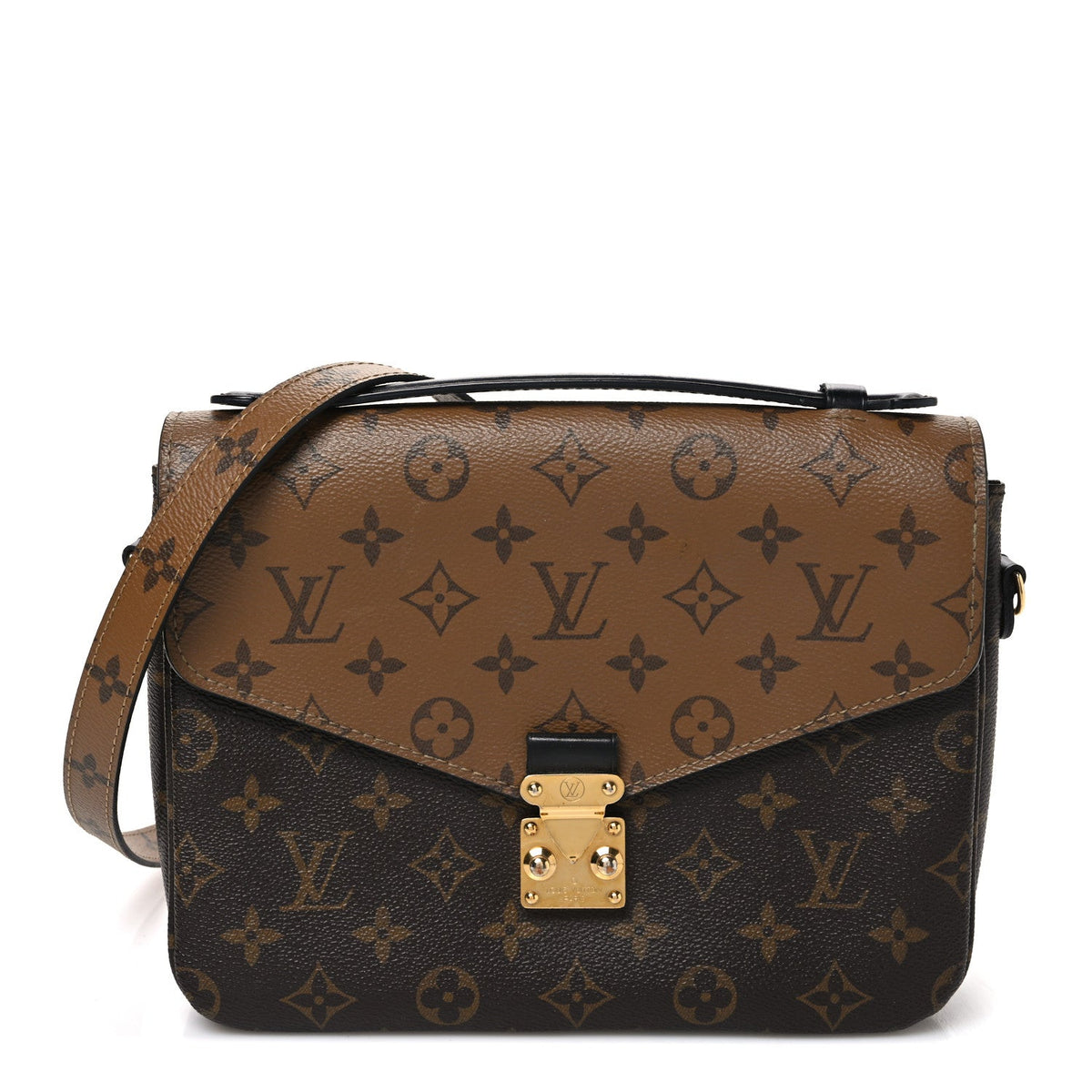 Reverse Monogram Pochette Metis Handbag
