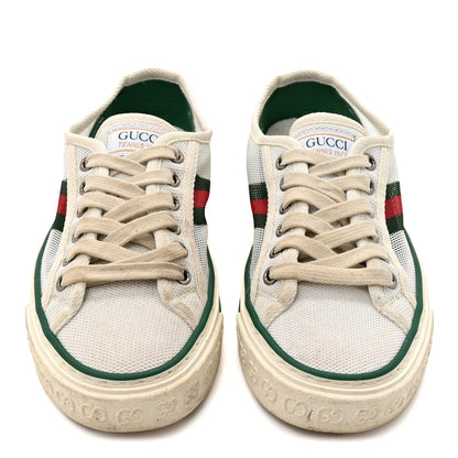 Gucci Mesh Women's Tennis 1977 Sneakers 35.5 Mystic White