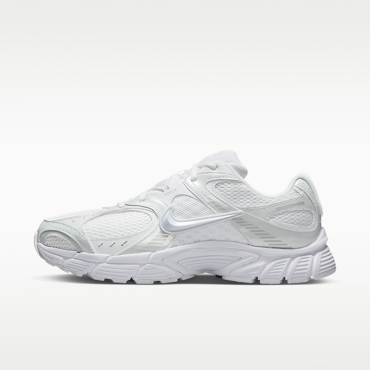 V5 RNR Retro Runner Shoes For Men White/Black/Metallic Silver/White