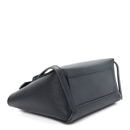 Nano Calfskin Belt Bag - Black