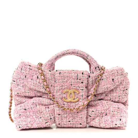 Mini Quilted Handbag - Pink