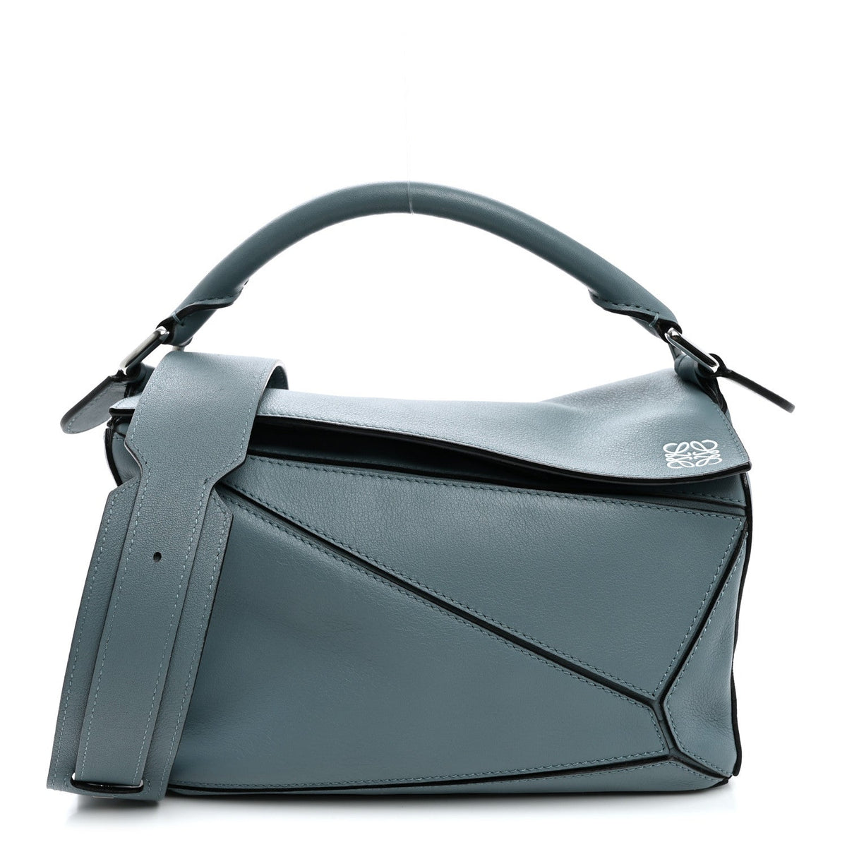 Small Calfskin Handbag - Blue