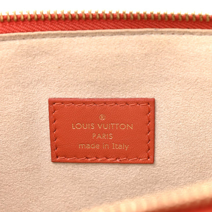Lambskin Handbag - Brown