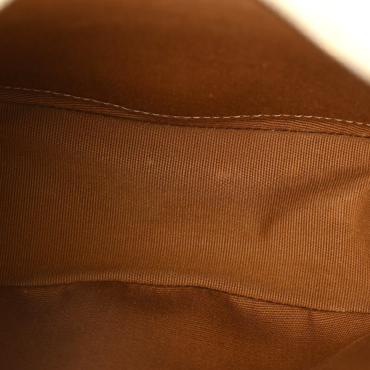 Calfskin Canvas Shoulder Bag - White
