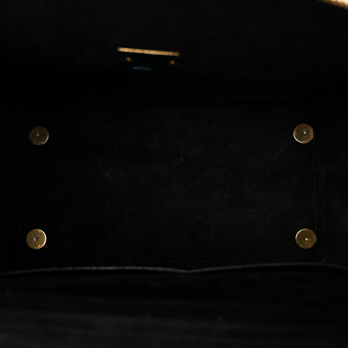 Mini Calfskin Belt Bag - Black