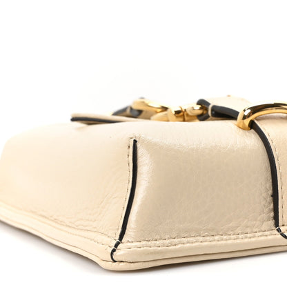 Mini Calfskin Crossbody Bag - Beige