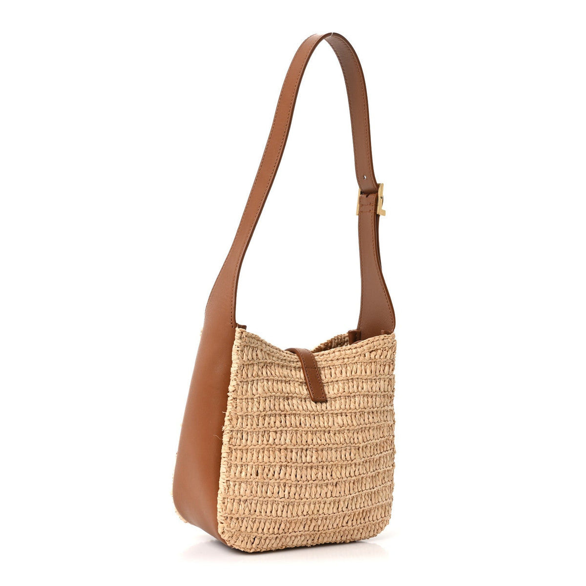 Calfskin Hobo Bag - Natural
