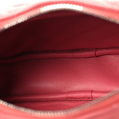 Small Quilted Lambskin Handbag - Pink