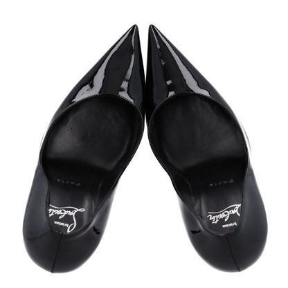 Christian Louboutin Patent Women's Miss Z 100 Pumps 37.5 Black