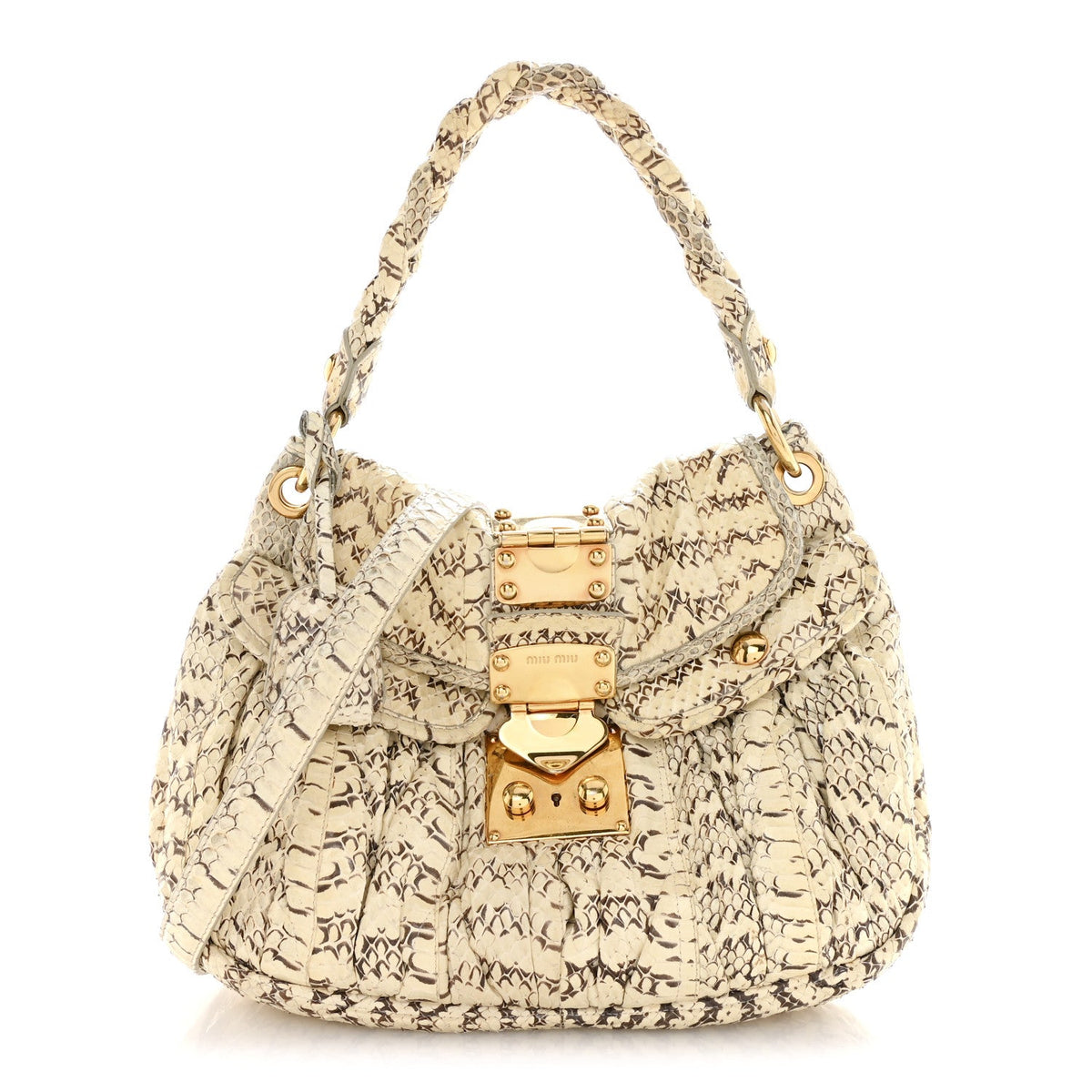 Small Hobo Bag - Beige