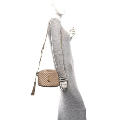 Calfskin Crossbody Bag - Beige