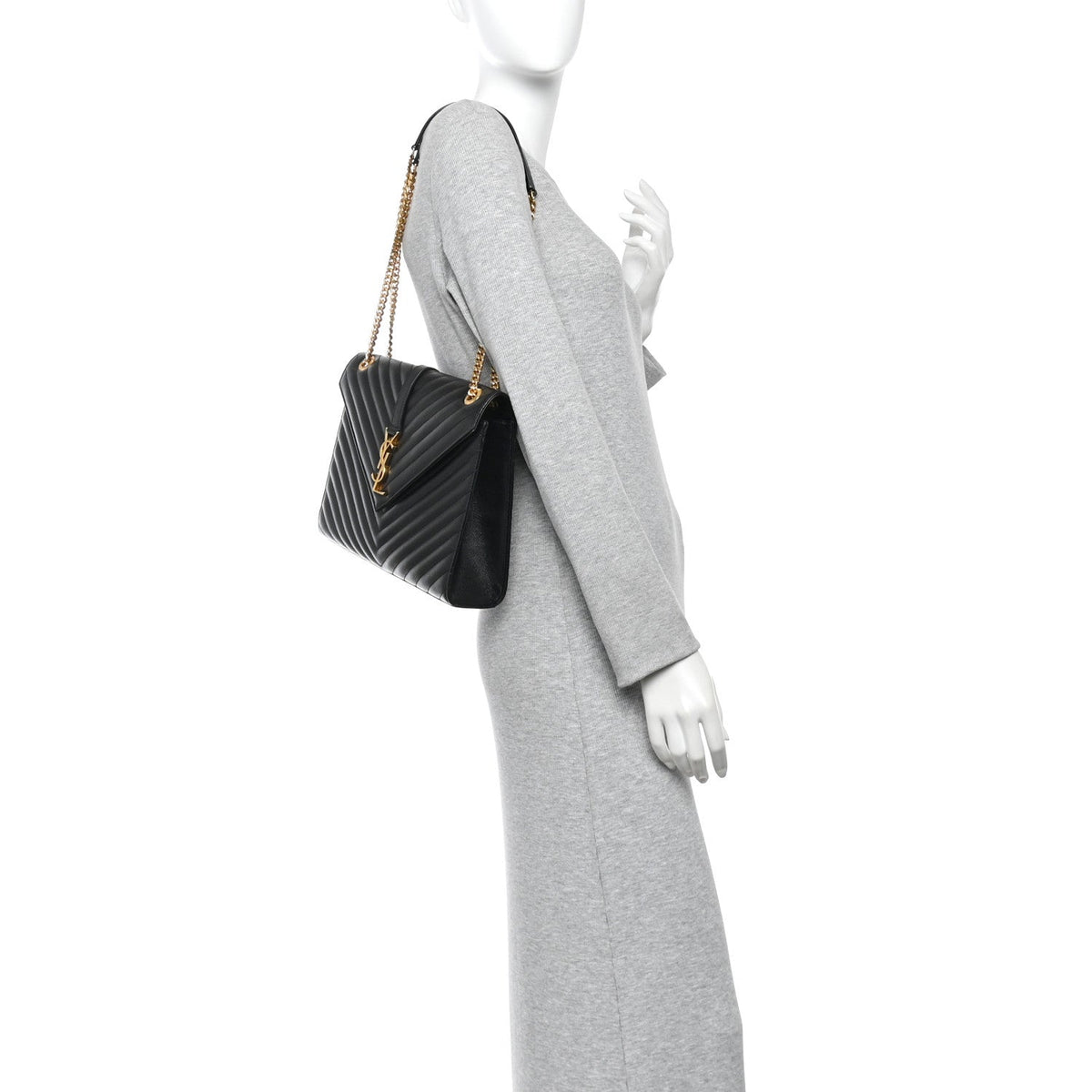 Large Satchel Bag - Black