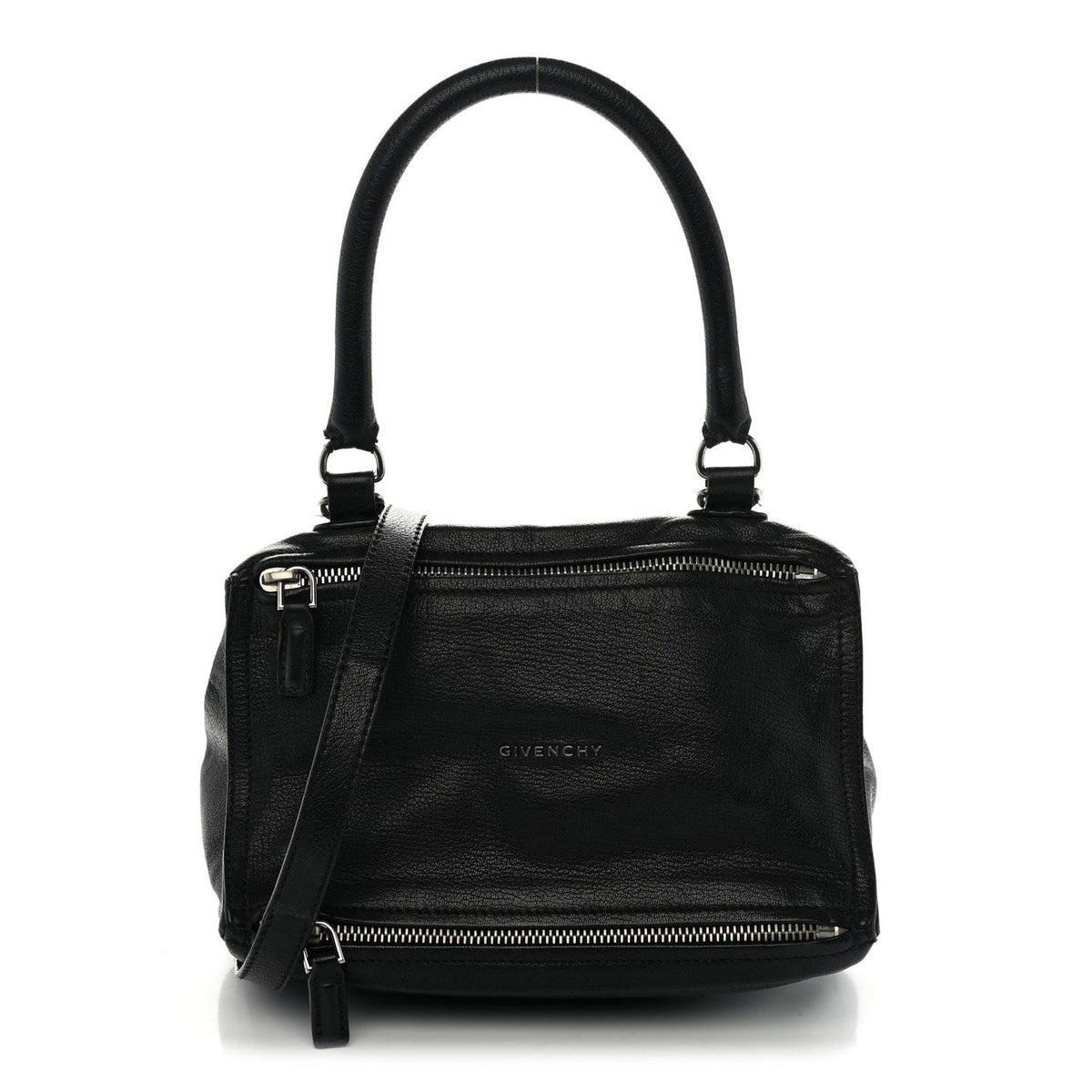 Small Goatskin Handbag - Black