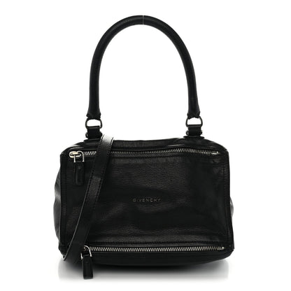 Small Goatskin Handbag - Black