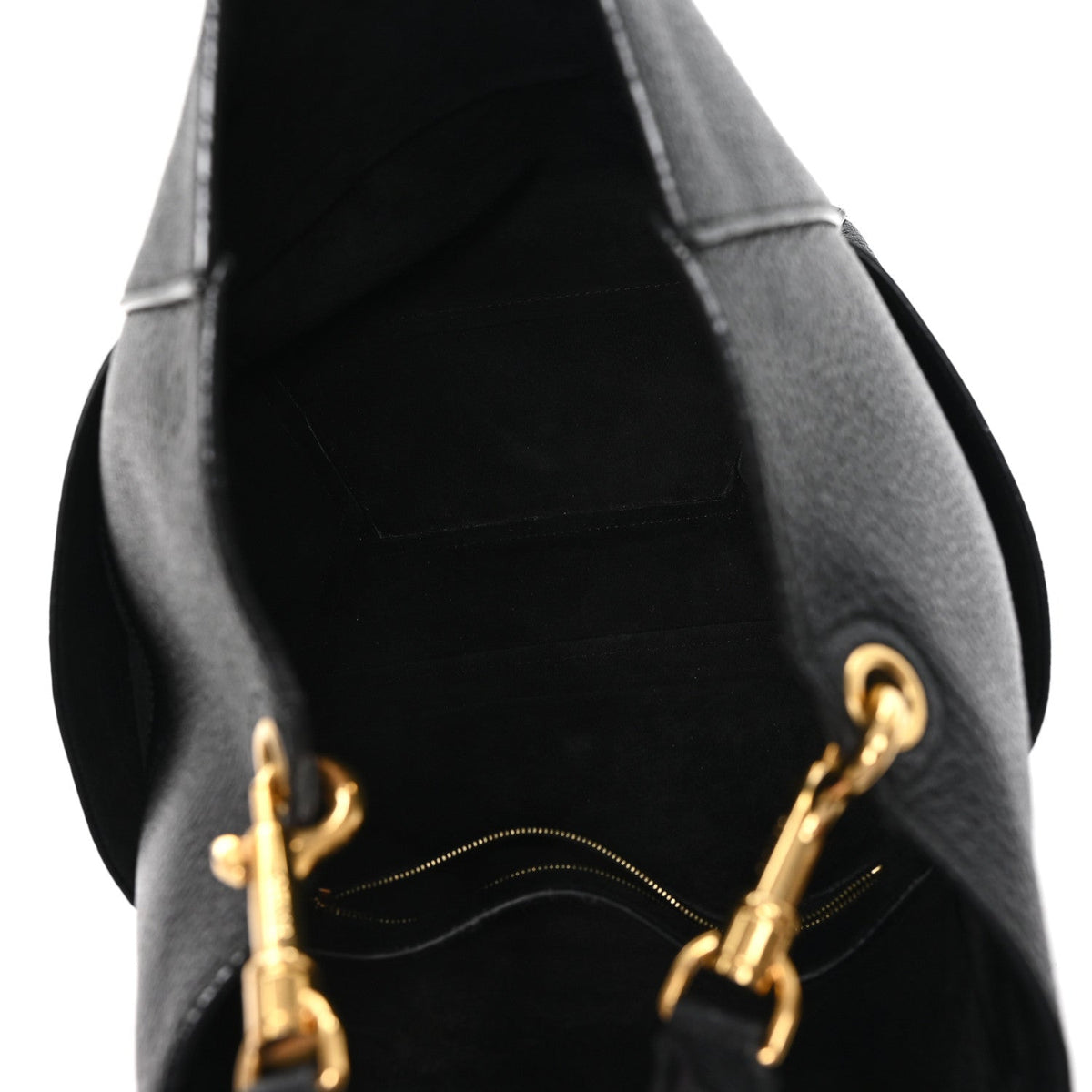 Calfskin Bucket Bag - Black