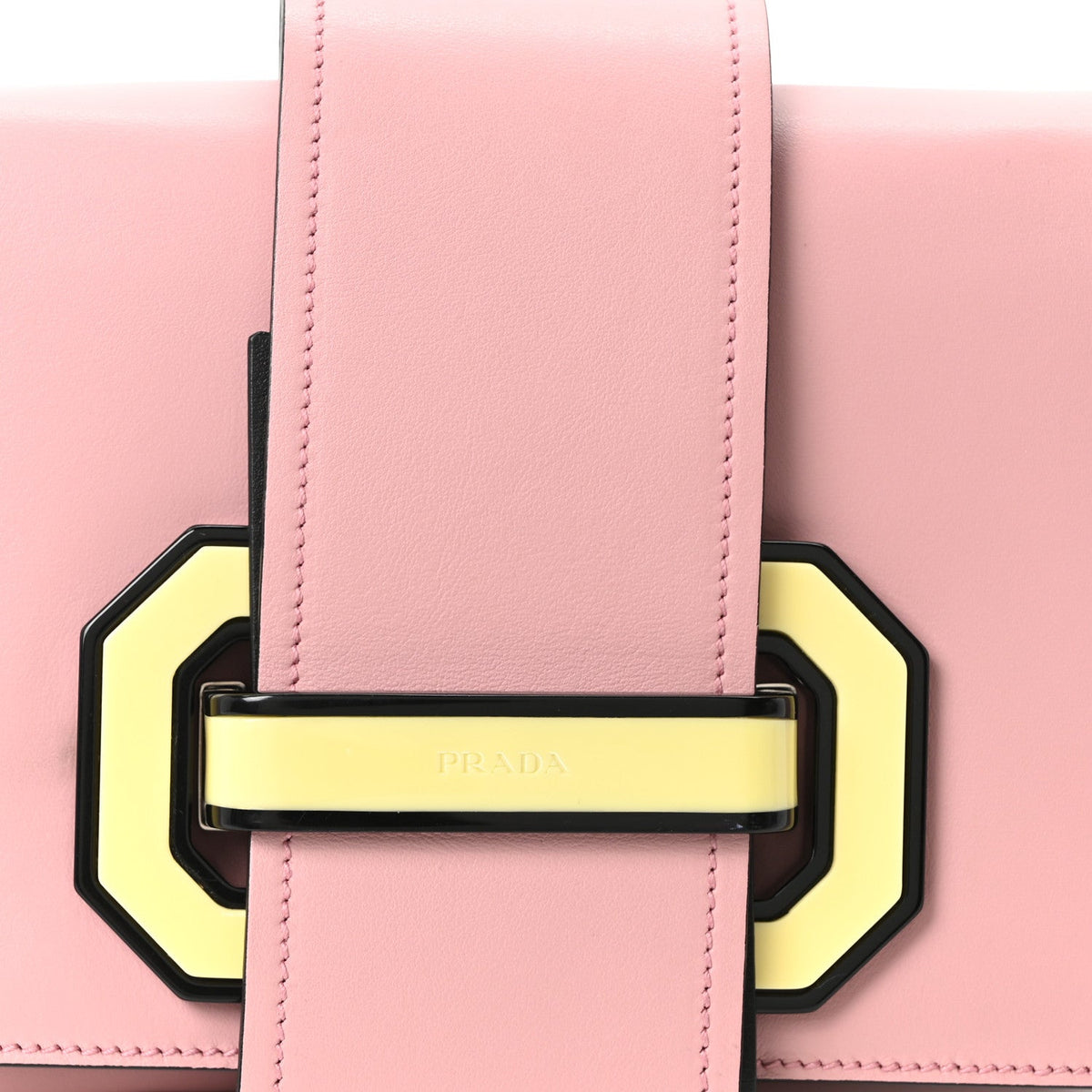 City Calf Plex Ribbon Bag Pesco Giallo Handbag