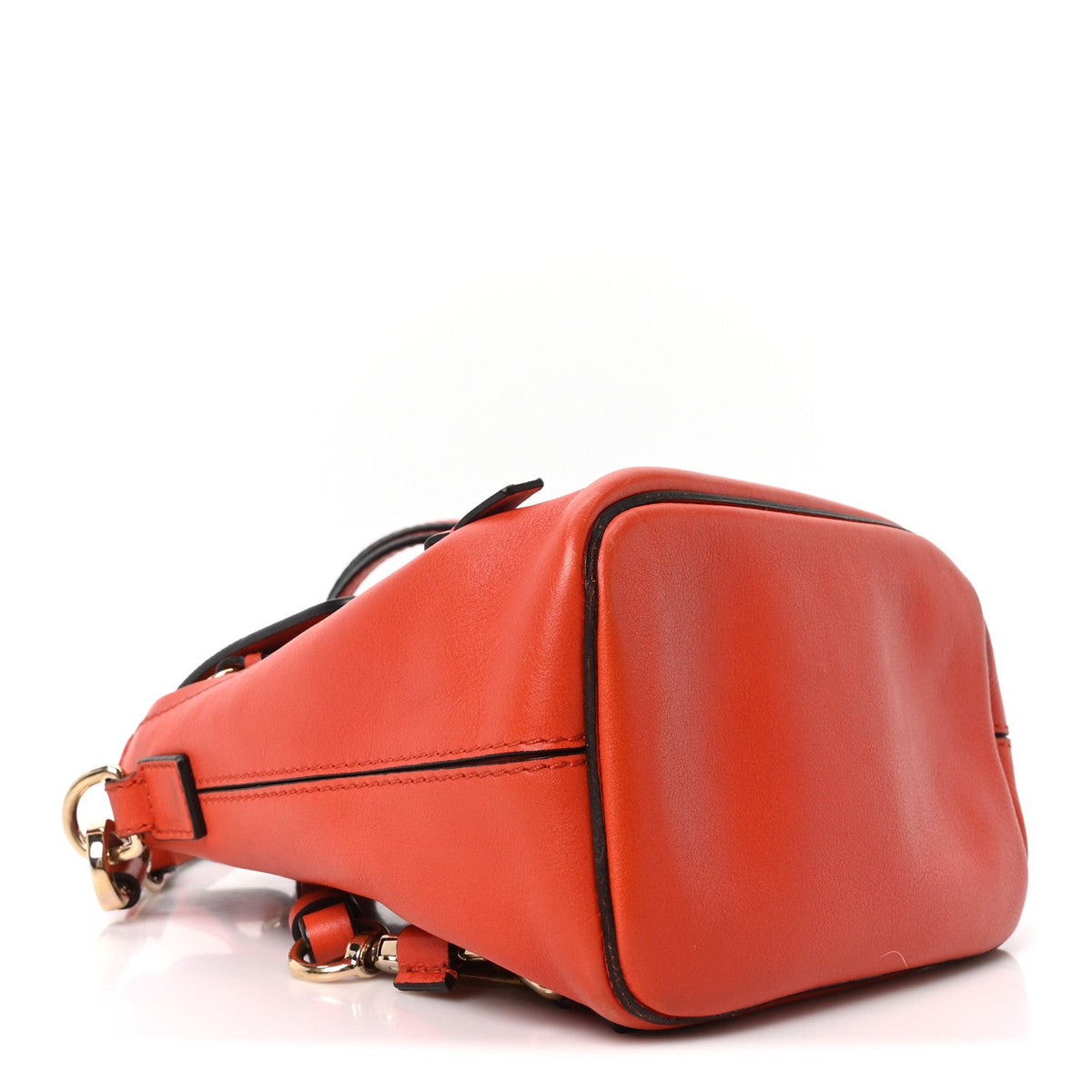 Mini Calfskin Suede Backpack - Red