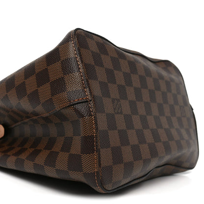 Damier Ebene Neonoe Mm Safran Handbag