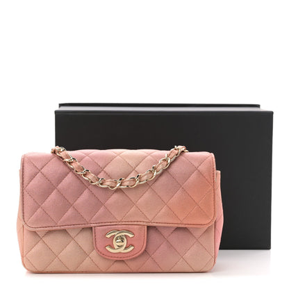 Mini Quilted Lambskin Flap Shoulder Bag - Tan