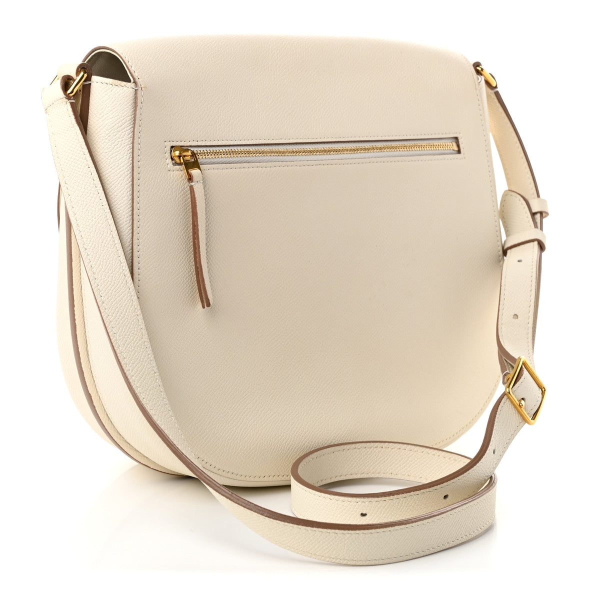 Small Calfskin Handbag - White