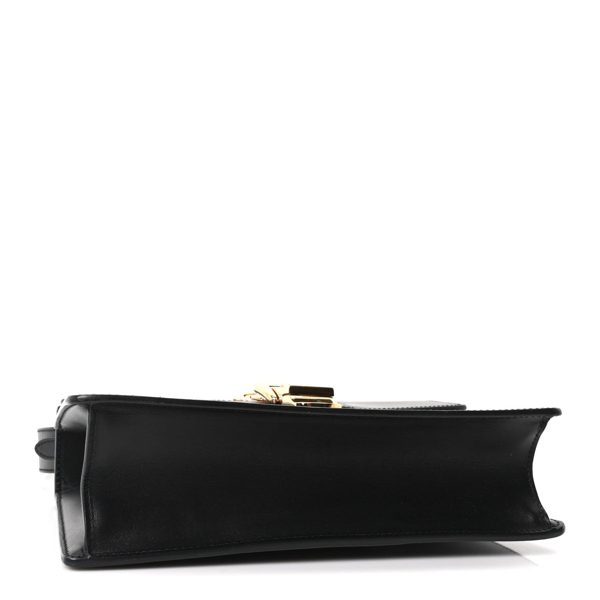 Small Calfskin Shoulder Bag - Black